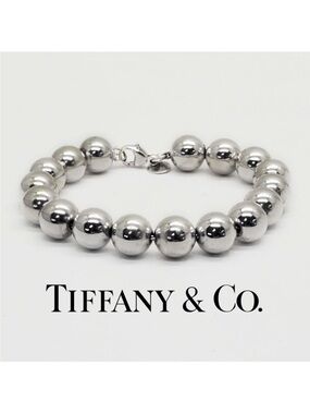 TIFFANY & CO CLASSIC 10MM BEADED BALL BRACELET